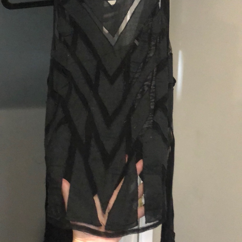 Free people sheer flowy top